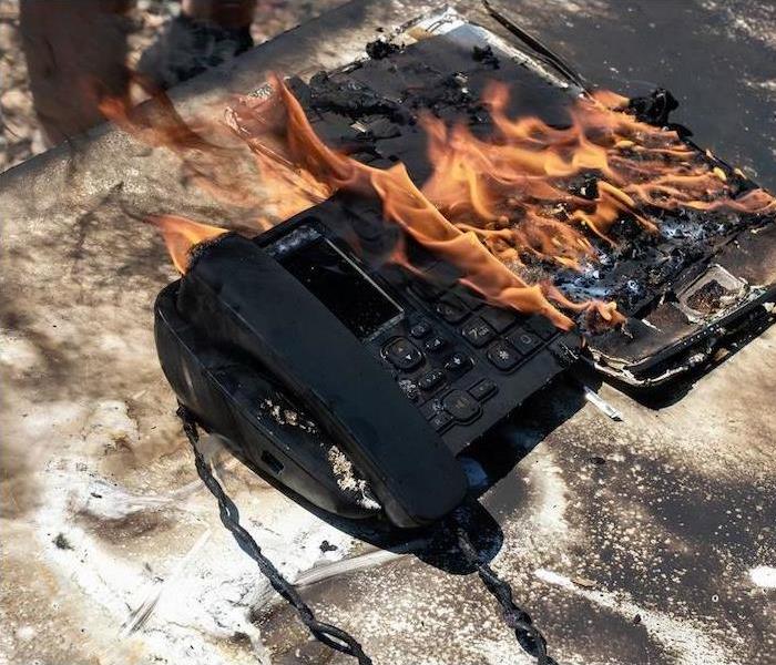 Phone on Fire